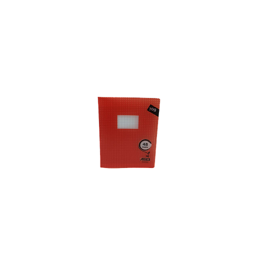 [EZ18008] Cahier Piqué 48 P 17 x 22 70G Rouge