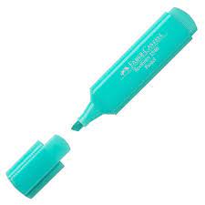 [154658] Surligneur Fluorescent Faber-Castell Textiliner Pastel Turquoise 46