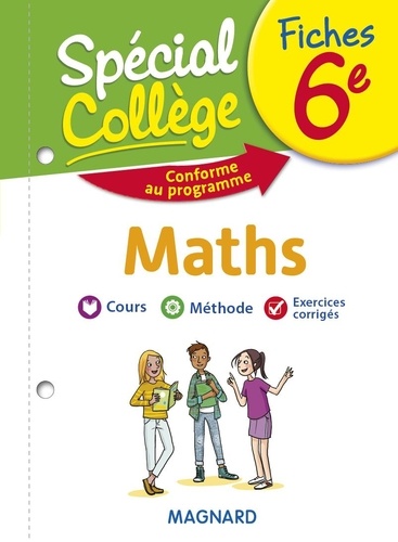 [MAG758391] Spécial Collège Fiches - Fiches maths 6e