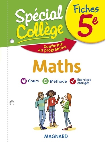 [MAG758438] Spécial Collège Fiches - Maths 5e