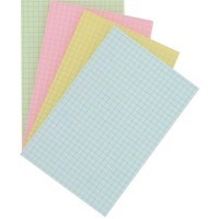 Fiche Bristol  - 12.5x 21cm - 5 x 5 - Unité