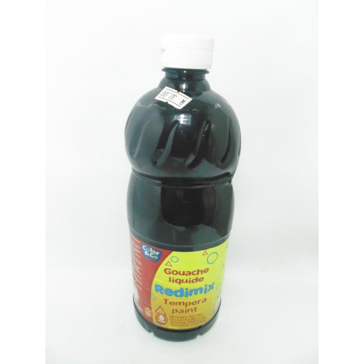Peinture gouache - 1L - Noir