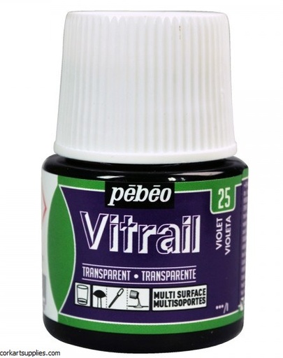 Peinture pour Vitrail 45ml Violet