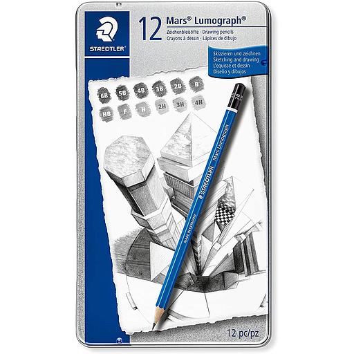 Boite de 12 Crayons Mars Lumograph