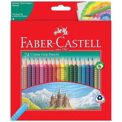 [116253] Crayons de couleurs Grip  - 24 crayons