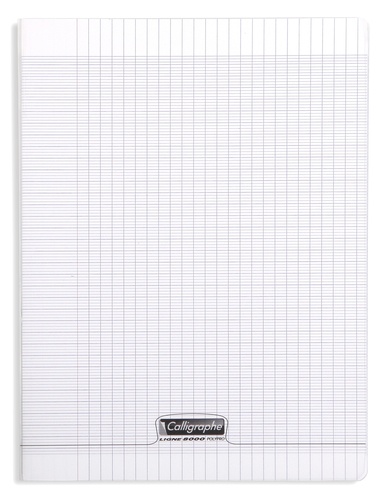 [18199] Cahier Séyès Polypro  24*32 96P 90G Incolore Rèf 18199