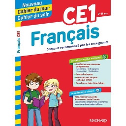 Cahier du jour/Cahier du soir Français CE1 + mémento