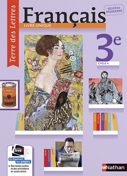 Terre des Lettres Français 3e - Manuel ( Edition 2018-Nouveau Brevet )
