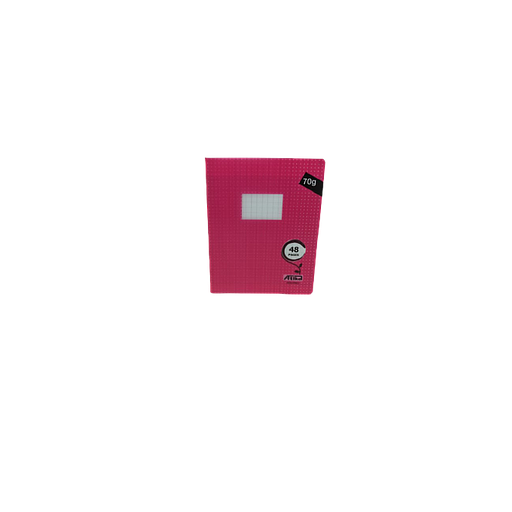 Cahier Piqué Séyès Polypro 48 P 17 x 22 70G Rose