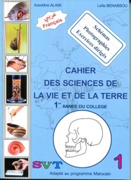 Cahier des sciences de la vie et de la terre 1re année collège - Imarsi  ( Bilingue Fr/Ar )
