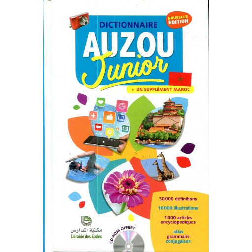 [AUZ875766] Dictionnaire Auzou Junior +Supplément Maroc .Cd-Rom 2018