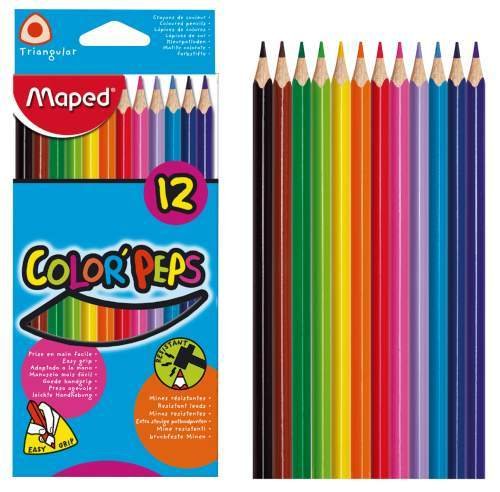 Crayons de couleur Color'Peps star x12 - MAPED