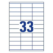 Etiquettes A4/33
