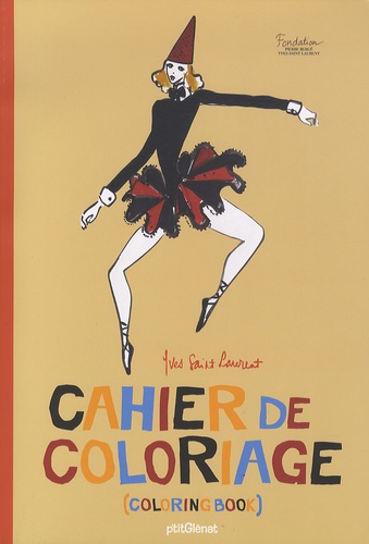 Cahier de coloriage Yves Saint-Laurent  - De luxe