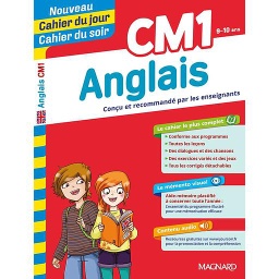 Cahier du jour/Cahier du soir Anglais CM1 + mémento