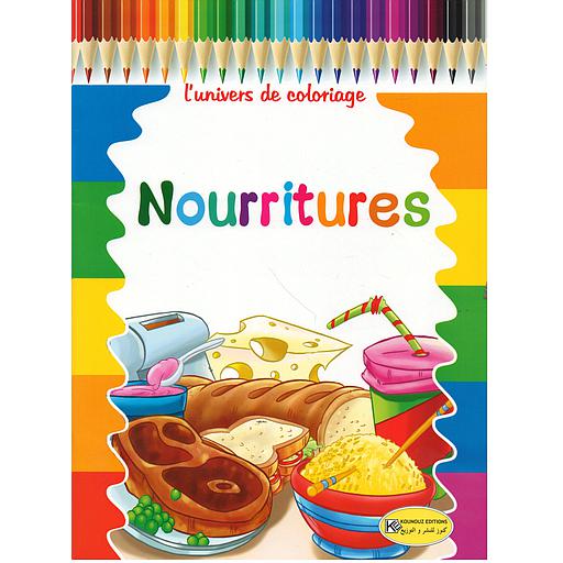 L'univers de coloriage : Nourritures