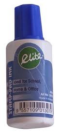 Encre à tampon Elite  - Bleu - Flacon - 30ml