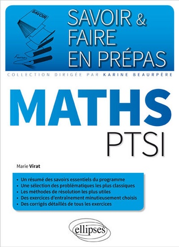 Savoir & Faire en Prépas - Mathématiques PTSI