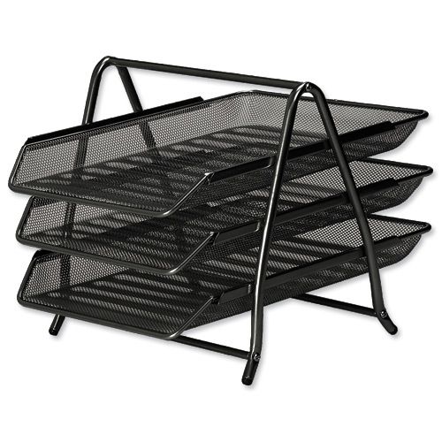 [7802023609092] Panier à Courrier Métal 3 étages