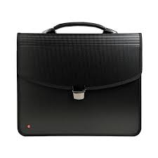 [5255] Valisette PVC Noir 24*32