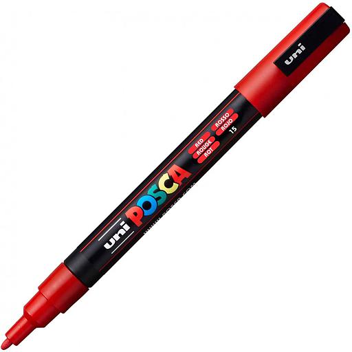 Marqueur peinture à l'eau Posca PC-3M rouge