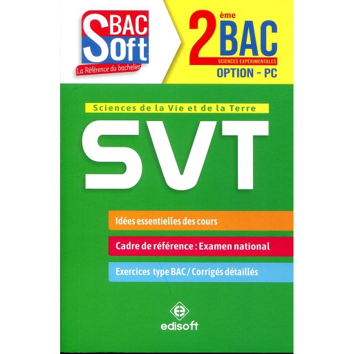 Soft BAC SVT 2ème BAC - Option PC