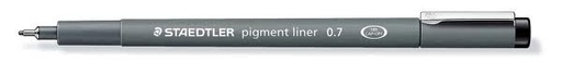 Feutre Pigment Liner Pointe calibrée Staedtler 0.7 MM Noir