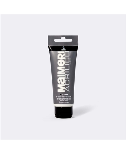[018] Peinture Acrylique 200 ml Blanc de Titan