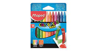 [861011] Crayon de Cire Maped Color'peps 12 Crayons