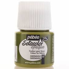 Peinture pour Tissu Setacolor 45ml Greengold