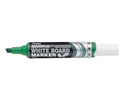 Marqueur effaçable à sec Pentel Maxiflo  - Vert - Pointe biseau