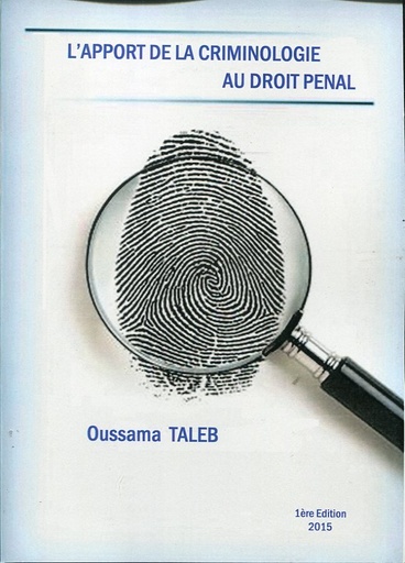 l'apport de la criminologie au droit penal