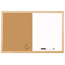 Tableau d'affichage en liège Bi-office  - 40 x 60