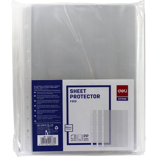 Pochettes Perforées 80Mic100 Pcs Rèf EF20302