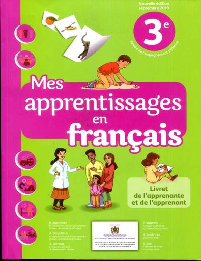 Mes apprentissages en français 3ème primaire élève manuel 2022