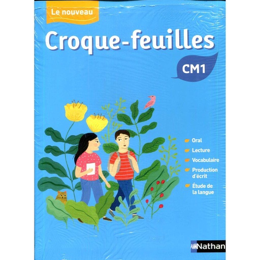 [NAT858601] 2019 CM1 LE NOUVEAU CROQUE - FEUILLES -PACK MANUEL ELEVE + MEMO + CAHIER D'ACTIVITES + FEUILLES D'ORAL