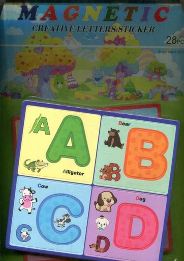 [sdx-h891] MAGNETIC CREANTIVE LETTERS STICKER