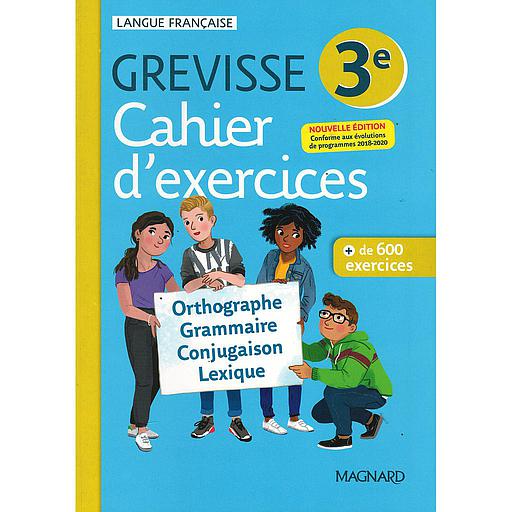 [MAG111165] Grevisse 3ème Cahier d'exercices - 2021
