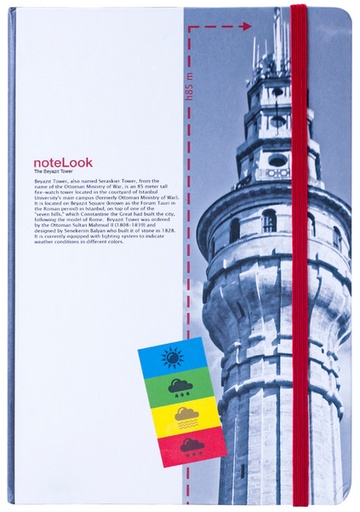 Carnet NoteLook A6 Towers Of Beyazit Uni