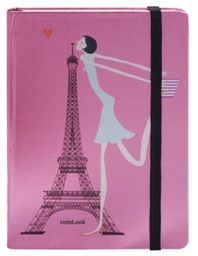 Carnet NoteLook A7 I Love Paris Ligne