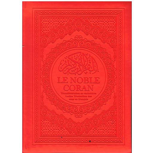 [114827] القرآن الكريم فرنسي عربي رباعي شاموا مجلد فاخر فليكسي LE NOBLE CORAN 