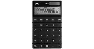 [1589] Calculatrice de Bureau Deli Noir