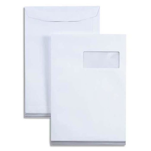 Enveloppe Pochette  229 x 323 Avec fenêtre