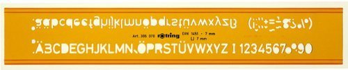 Trace Lettre Retring 6mm Ref3060600