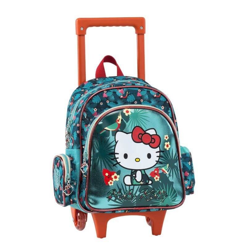 Sac à dos 2 compartiments bleu Hello Kitty