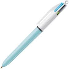 Stylo à bille Bic 4 couleur Fun