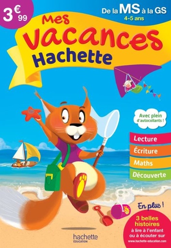 Mes vacances Hachette de la MS à la GS