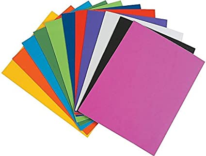 Pochette de 10 Couleurs A4 Papier Mousse ALMOUGGAR.COM
