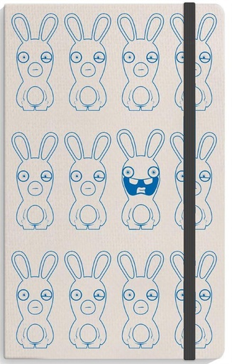 The Lapins Crétins - Carnet ligné & pochette 192 pages