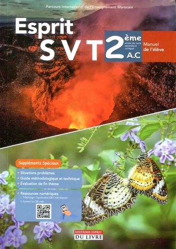 [9789920600109] Esprit SVT 2ème année collège - Manuel